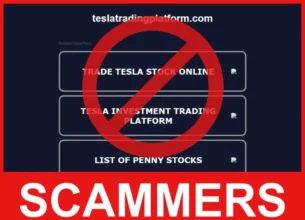 Tesla Trading Platform face screen