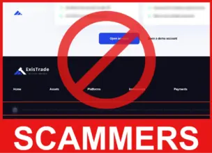 ExisTrade face screen