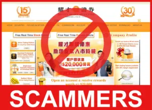 Fake Bright Smart Forex face screen