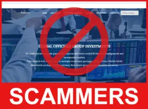 Global Officials Group Investments face screen