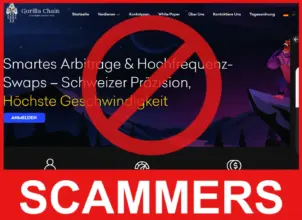 Gorilla Chain face screen