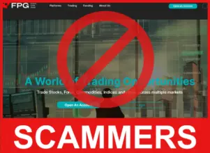 Fake FPG Fortune Prime Global face screen