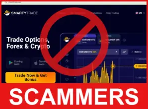 SmartyTrade face screen